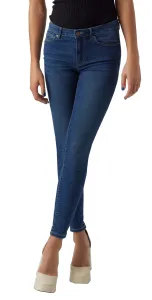 Vero Moda Damen Jeans VMJUDE Slim Fit 10278817 Medium Blue Denim XS/32