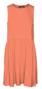Vero Moda Damen Kleid VMMADI Tight Fit 10282550 Georgia Peach M