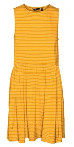 Vero Moda Damen Kleid VMMADI Tight Fit 10282550 Radiant Yellow L