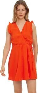 Vero Moda Damen Kleid VMNATALI 10263273 Cherry Tomato S