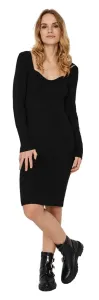 Vero Moda Damen Kleid VMWILLOW Slim Fit 10250951 Black L