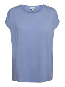 Vero Moda Damen T-Shirt VMAVA Loose Fit 10187159 Grapemist XS