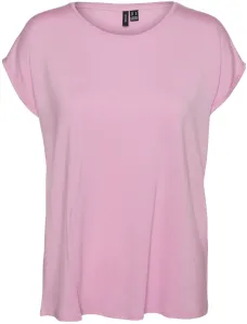 Vero Moda Damen T-Shirt VMAVA Regular Fit 10284468 Pastel Lavender M