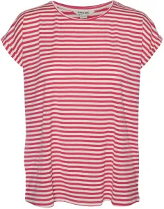 Vero Moda Damen T-Shirt VMAVA Regular Fit 10284469 Raspberry Sorbet M