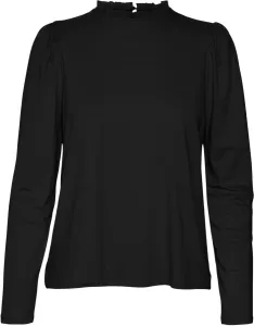 Vero Moda Damen T-Shirt VMCAROL Regular Fit 10300936 Black M