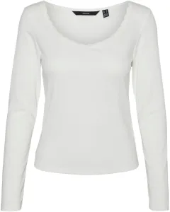 Vero Moda Damen T-Shirt VMGEMMA Regular Fit 10298842 Snow White L
