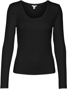 Vero Moda Damen T-Shirt VMIRWINA Tight Fit 10300894 Black L