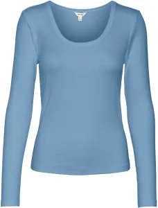 Vero Moda Damen T-Shirt VMIRWINA Tight Fit 10300894 Dusk Blue L
