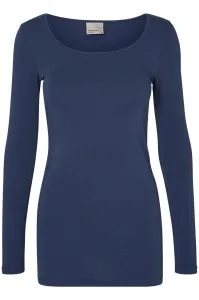 Vero Moda Damen T-Shirt VMMAXI Regular Fit 10152908 Black Iris L