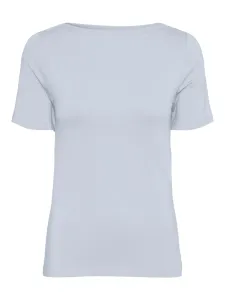 Vero Moda Damen T-Shirt VMPANDA Slim Fit 10231753 Skyway XXL