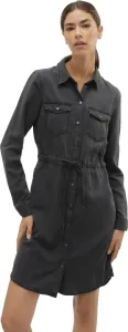 Vero Moda Damenkleid VMENVY Loose Fit 10300056 Black Denim L