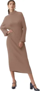 Vero Moda Damenkleid VMWIELD Slim Fit 10296782 Brown Lentil XL