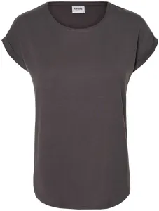 Vero Moda Damen T-Shirt VMAVA Loose Fit 10187159 Asphalt XS