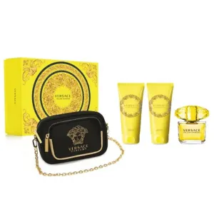 Versace Yellow Diamond - EDT 90 ml + Bodylotion 100 ml + Duschgel 100 ml + Kosmetikbeutel