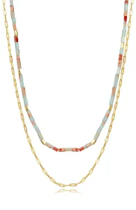 Viceroy Luxuriöse doppelte Halskette Elegant 13041C100-99