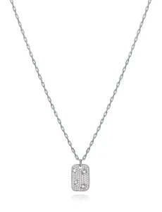 Viceroy Silberne Halskette mit klaren Zirkonen Elegant 13178C000-30