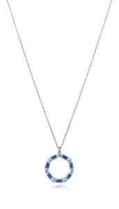 Viceroy Wunderschöne Silberkette mit blauen Zirkonen Elegant 9121C000-33