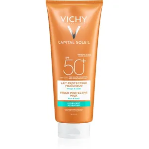 Vichy Capital Soleil schützende Milch für Gesicht und Körper SPF 50+ 300 ml