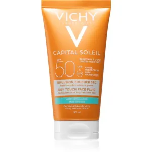 Vichy Capital Soleil Idéal Soleil schützendes, mattes Fluid für das Gesicht SPF 50 50 ml