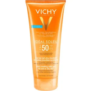 Vichy Ultraschmelzendes Milchgel für empfindliche Haut SPF 50 Idéal Soleit (Ultra-Melting Milk-Gel) 200 ml