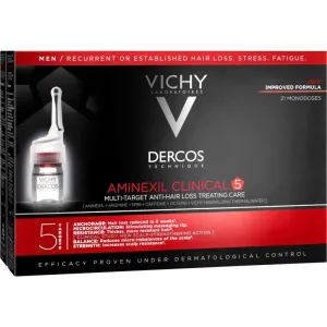Vichy Mehrzweckbehandlung gegen Haarausfall für MännerDercos Aminexil Clinical 5 21 x 6ml