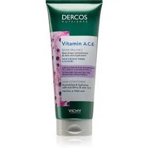 Vichy Dercos Vitamin A.C.E revitalisierender Conditioner, um dem müden Haar seine Strahlkraft zurückzugeben 200 ml