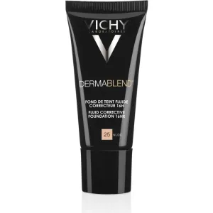 Vichy Dermablend Fluid Corrective Foundation 16HR Flüssiges Make Up für Unregelmäßigkeiten der Haut 25 Nude 30 ml