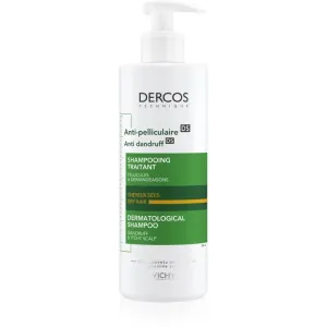 Vichy Dercos Anti-Dandruff Dry Hair Dermatological Shampoo Stärkungsshampoo gegen Schuppen für trockenes und gefärbtes Haar 390 ml