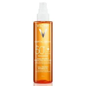 Vichy Transparentes Ölspray zum Bräunen SPF 50+ Capital Soleil (Cell Protect Invisible Oil) 200 ml