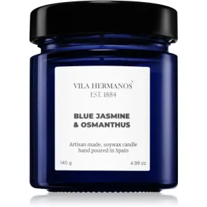 Vila Hermanos Apothecary Cobalt Blue Jasmine & Osmanthus Duftkerze 140 g