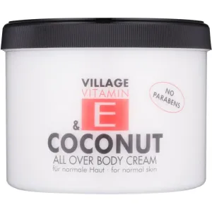 Village Vitamin E Coconut Körpercreme parabenfrei 500 ml