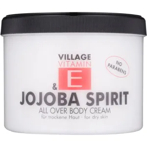 Village Vitamin E Jojoba Spirit Körpercreme parabenfrei 500 ml