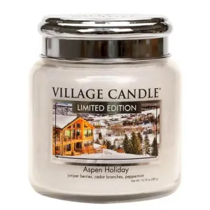 Village Candle Duftkerze im Glas Urlaub in den Bergen (Aspen Holiday) 389 g