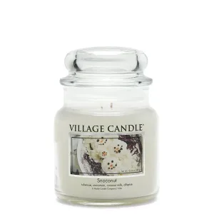 Village Candle Snoconut Duftkerze (Glass Lid) 389 g