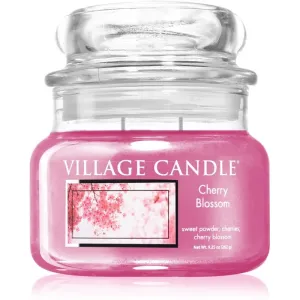 Village Candle Cherry Blossom Duftkerze (Glass Lid) 262 g
