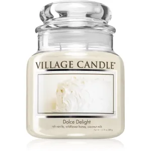 Village Candle Duftkerze im Glas Samtiges Vergnügen (Dolce Delight) 389 g
