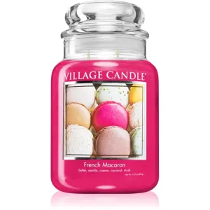 Village Candle French Macaroon Duftkerze (Glass Lid) 602 g