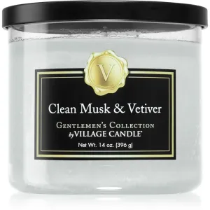 Village Candle Gentlemen's Collection Clean Musk & Vetiver Duftkerze 396 g