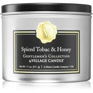 Village Candle Gentlemen's Collection Spiced Tobac & Honey Duftkerze in blechverpackung 311 g