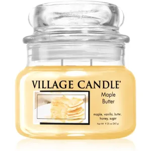 Village Candle Maple Butter Duftkerze (Glass Lid) 262 g