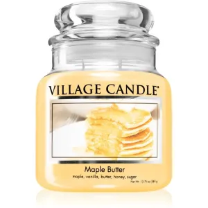 Village Candle Maple Butter Duftkerze (Glass Lid) 389 g