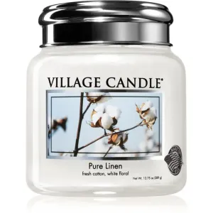 Village Candle Pure Linen Duftkerze (Metal Lid) 389 g