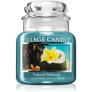 Village Candle Tropical Gateway Duftkerze (Glass Lid) 390 g
