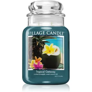 Village Candle Tropical Gateway Duftkerze (Glass Lid) 602 g