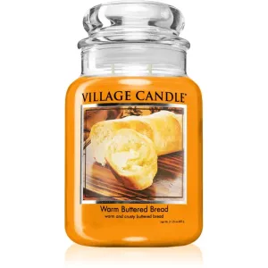 Village Candle Warm Buttered Bread Duftkerze (Glass Lid) 602 g