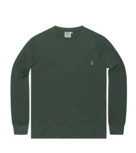 Vintage Industries Grant Tasche Langarm-T-Shirt, grau-grün