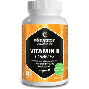 Vitamaze Vitamin B-Komplex hochdosiert Vitamin B-Komplex 180 TAB
