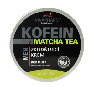 Vivaco Beruhigende Creme für Männer Koffein und Matcha Tee 200 ml