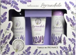 Vivaco Lavendel PREMIUM Geschenkbox - Duschgel, Körperlotion, Handcreme
