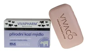 Vivaco Natürliche zarte Kosmetikseife mit Ziegenmilchextrakten (fest) 100 g